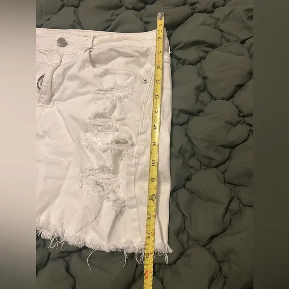 White Distressed Skirt - Picture 5 of 6